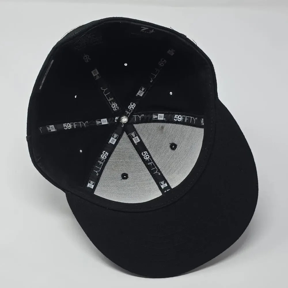 New Era 59FIFTY Colorado Rockies MLB Black Baseball Cap Size 7 1/2 - Picture 8 of 8